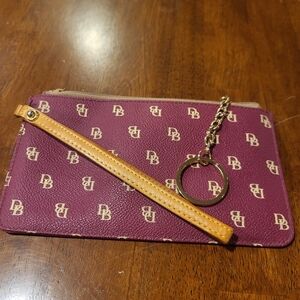 Dooney & Bourke Cranberry Wristlet